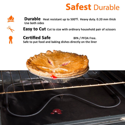 Home True tapete soporta hasta 500 grados para hornear con seguridad