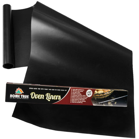 Home True tapete de silicona rectangular negro, antiadherente para hornear