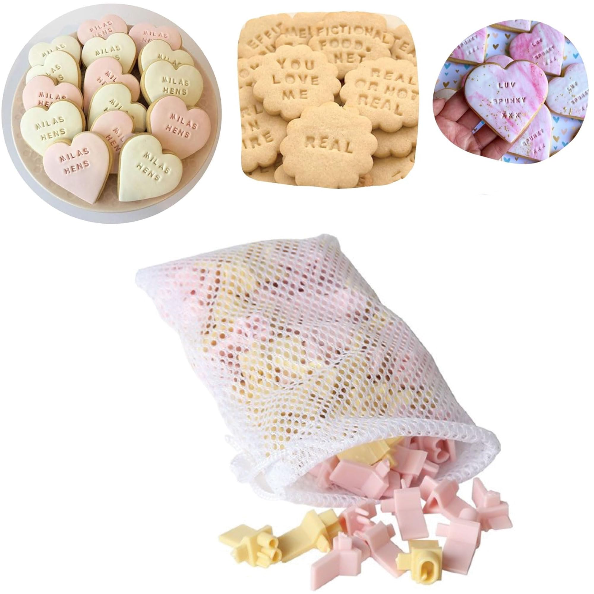 Home-X sellos números fondant para crear números en pasteles y galletas