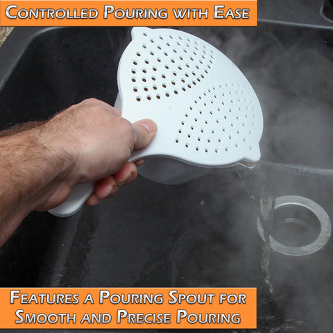 Home-X olla de microondas con capacidad de cuatro tazas para porciones rápidas.