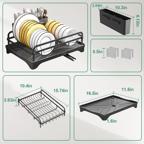 HOMEAILIE zonas funcionales, separación de platos, cuencos y cubiertos.