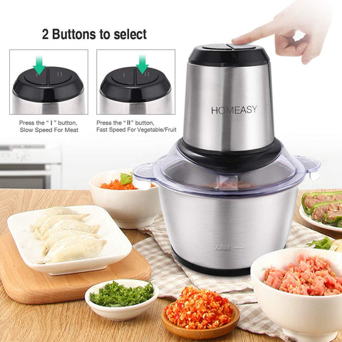 Homeasy cuchillas acero inoxidable 4D para batidos homogéneos