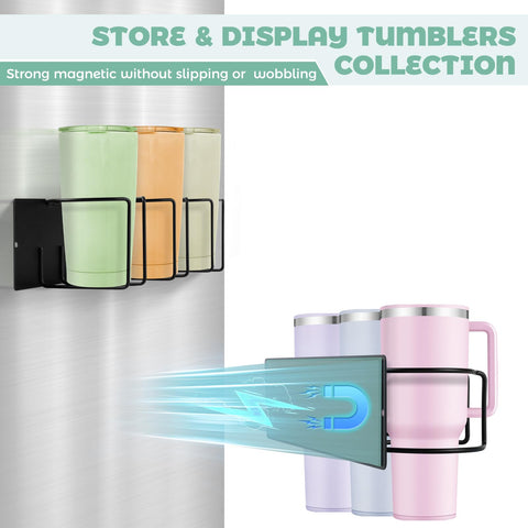 HOMEBROS portavasos magnético círculo ajustable para diámetros 3,15 a 3,94 pulgadas