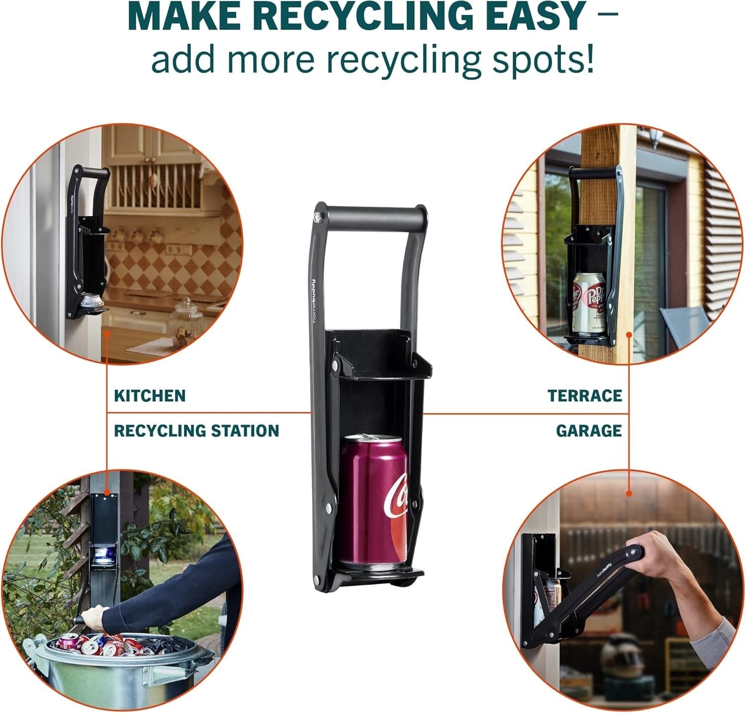 HomeBuddy base resistente diseñada para prensar repetidamente.