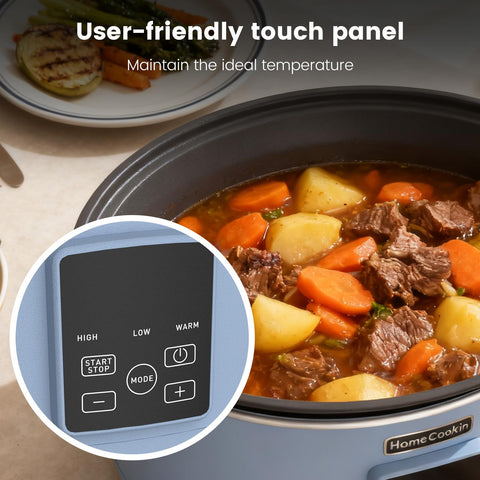 HOMECOOKIN asas grandes y seguras para mover la olla con comodidad.