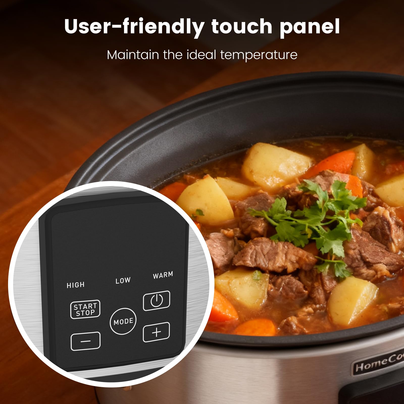 HOMECOOKIN unidad-de-calentamiento-en-acero-inoxidable ofrece durabilidad.