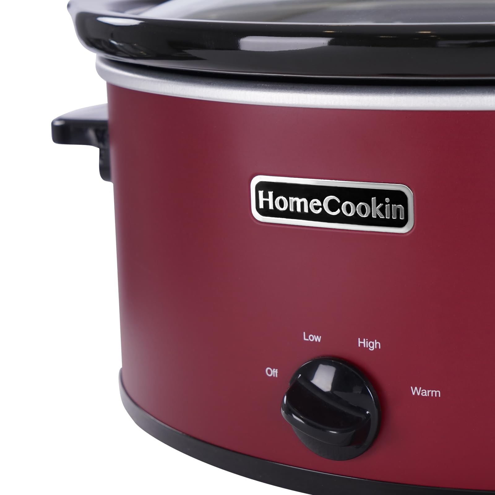 HOMECOOKIN olla lenta 8 cuartos oval acero inoxidable, carcasa resistente para uso diario.
