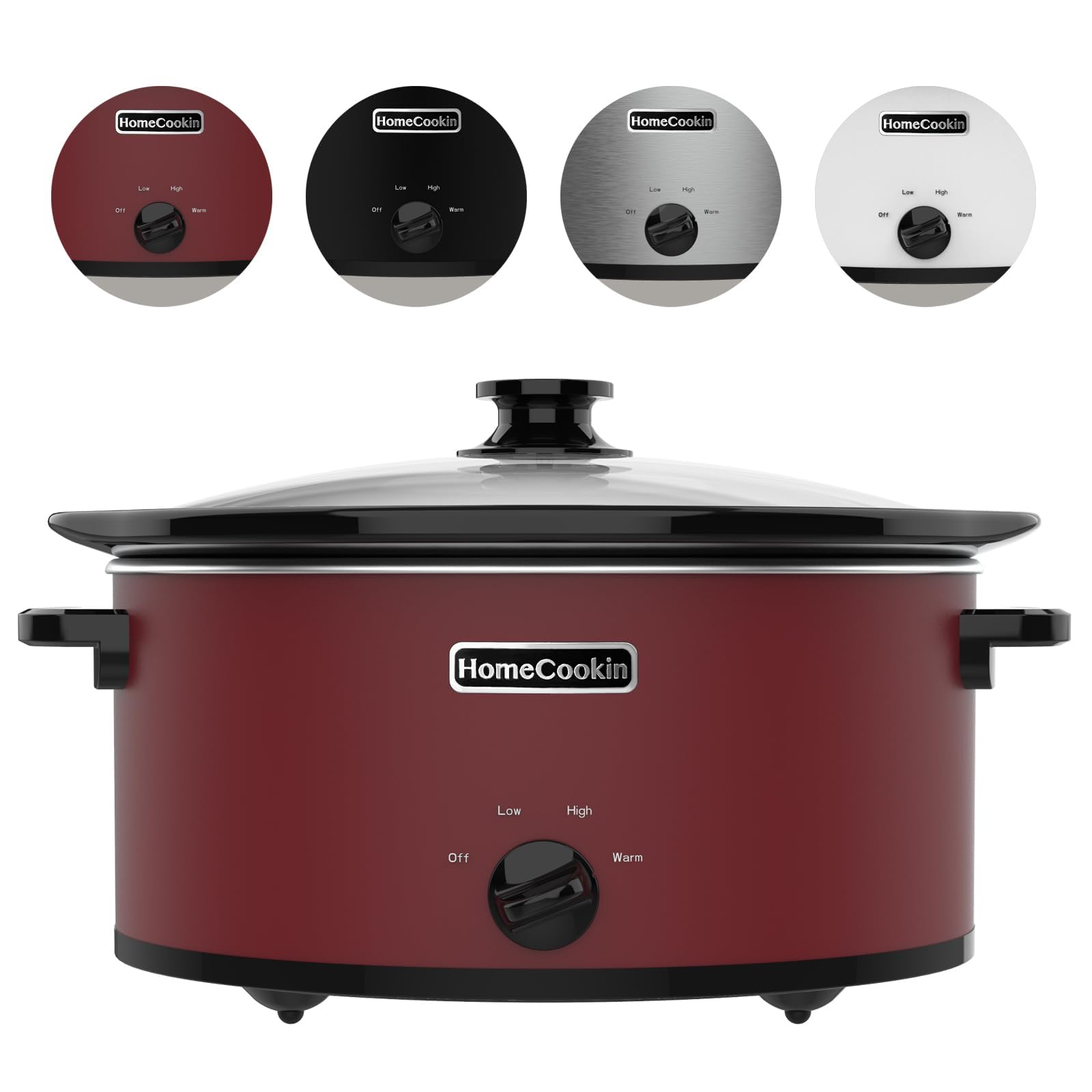 HOMECOOKIN diseño elegante en rojo, mejora la encimera y simplifica la cocina diaria.
