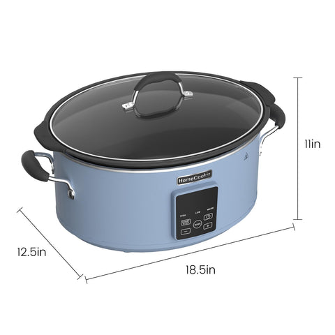 HOMECOOKIN olla oval removible para facilitar servicio y limpieza.