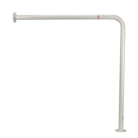 Homecraft barra Ringwood frontal mostrando fijaciones seguras para apoyo estable