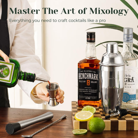 HomeCurated colador de cocteles inoxidable, filtrado limpio para preparaciones.