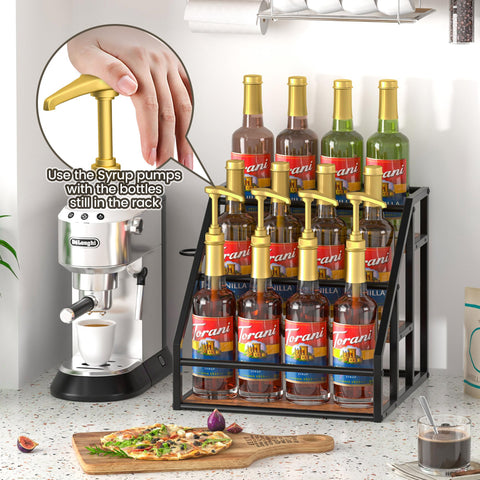Homedawn Organizador versátil para condimentos y vinos.
