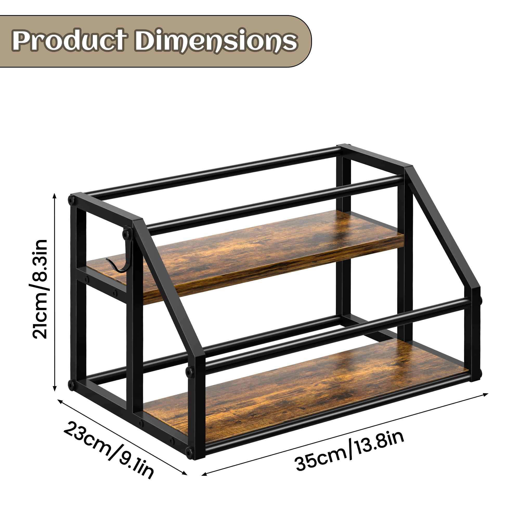 Porta tazas integrado para tomar café al instante.