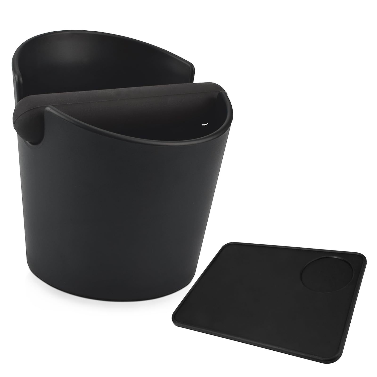 HOMEE caja de residuos de café con tapete de silicona protege la encimera