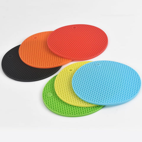 HomEdge trivet silicona, diámetro de 18 cm para protección eficiente.