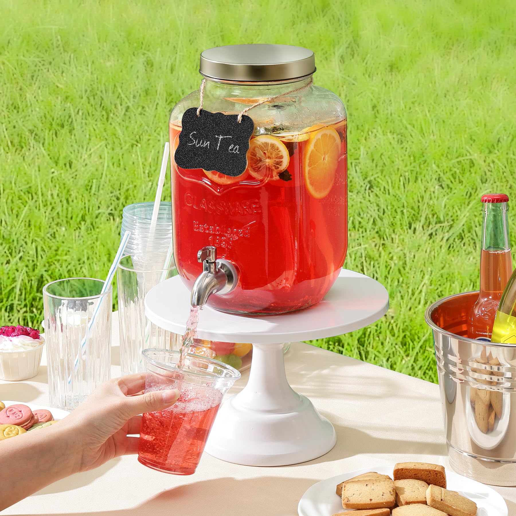 Grifo de acero inoxidable 304 de HomeFeel, seguro y estable para bebidas.