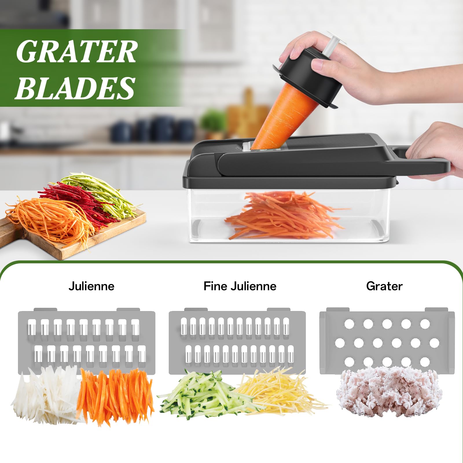 HomeHacks afilas intercambiables, brindan cortes precisos en varios grosores