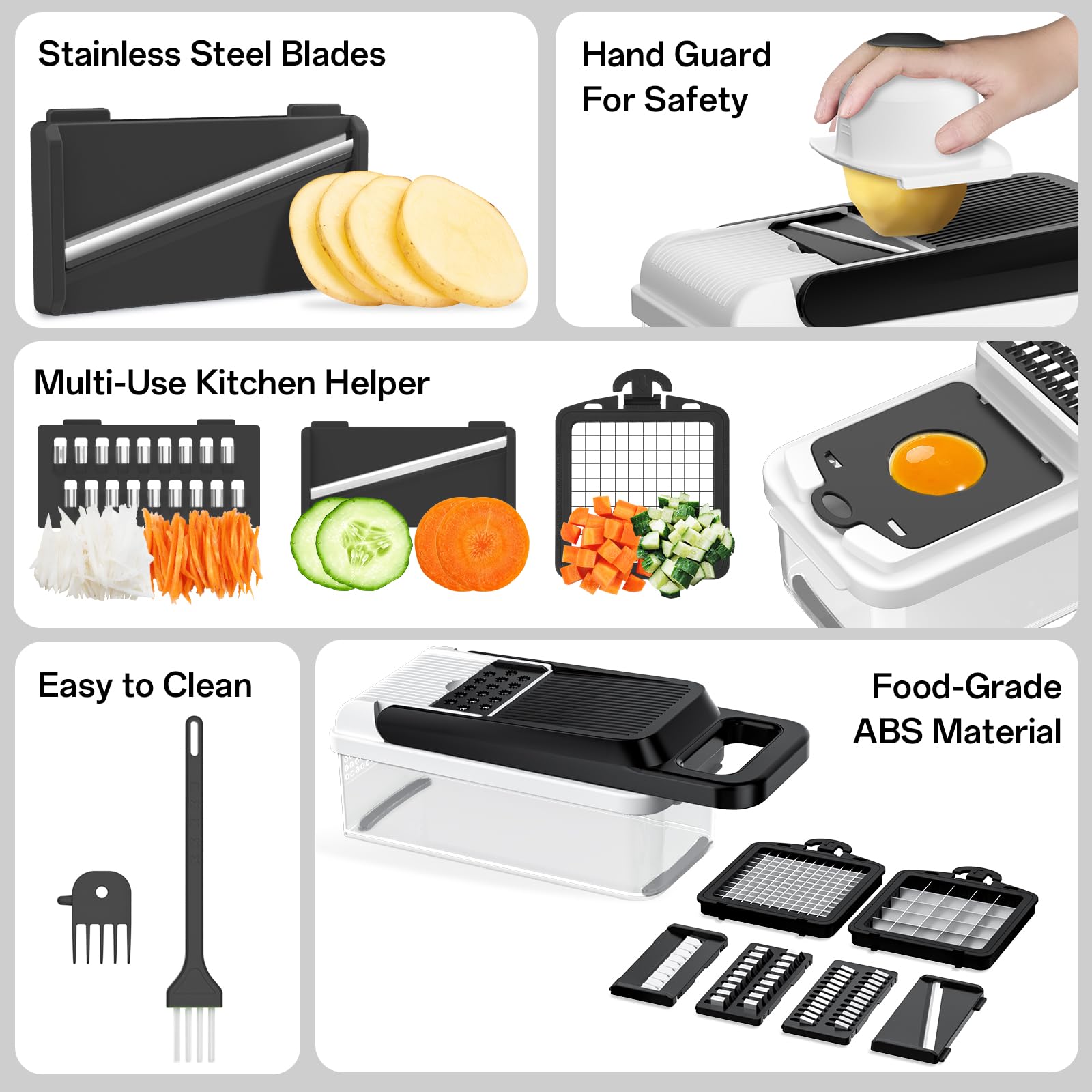 HomeHacks diseño en ABS alimentario y mango ergonómico para mayor control