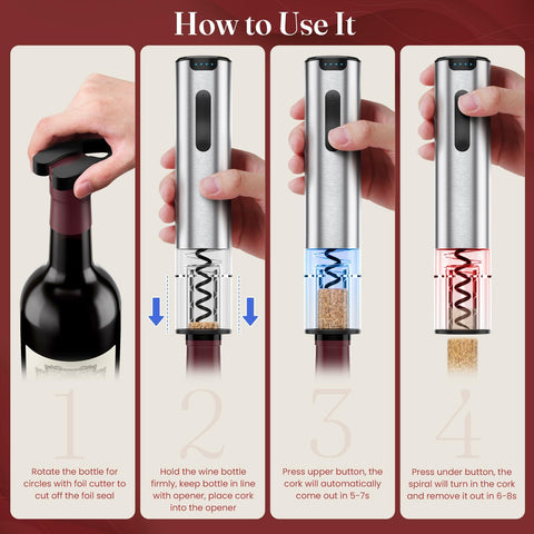 HomeHacks vertedor de vino reduce goteos y sirve con precisión.