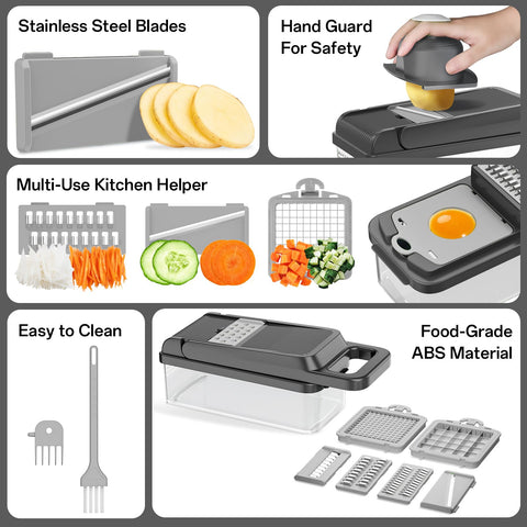 HomeHacks rallador juliana, ideal para toppings y ensaladas coloridas