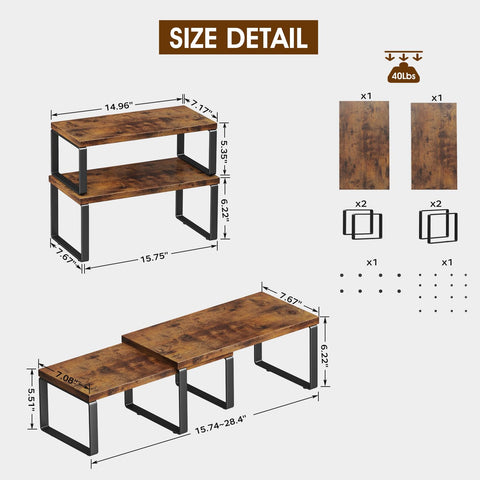 Homeiju organizador-almacenaje-despensa-cocina, optimiza esquinas