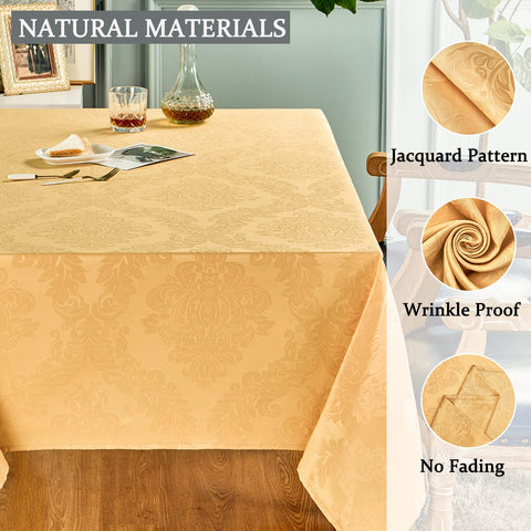 HomeJoy mantel rectangular, lavable a máquina para facilitar la limpieza.