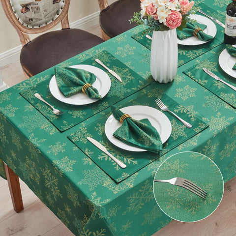 HomeJoy mantel rectangular damasco brillante para fiestas en 60x120