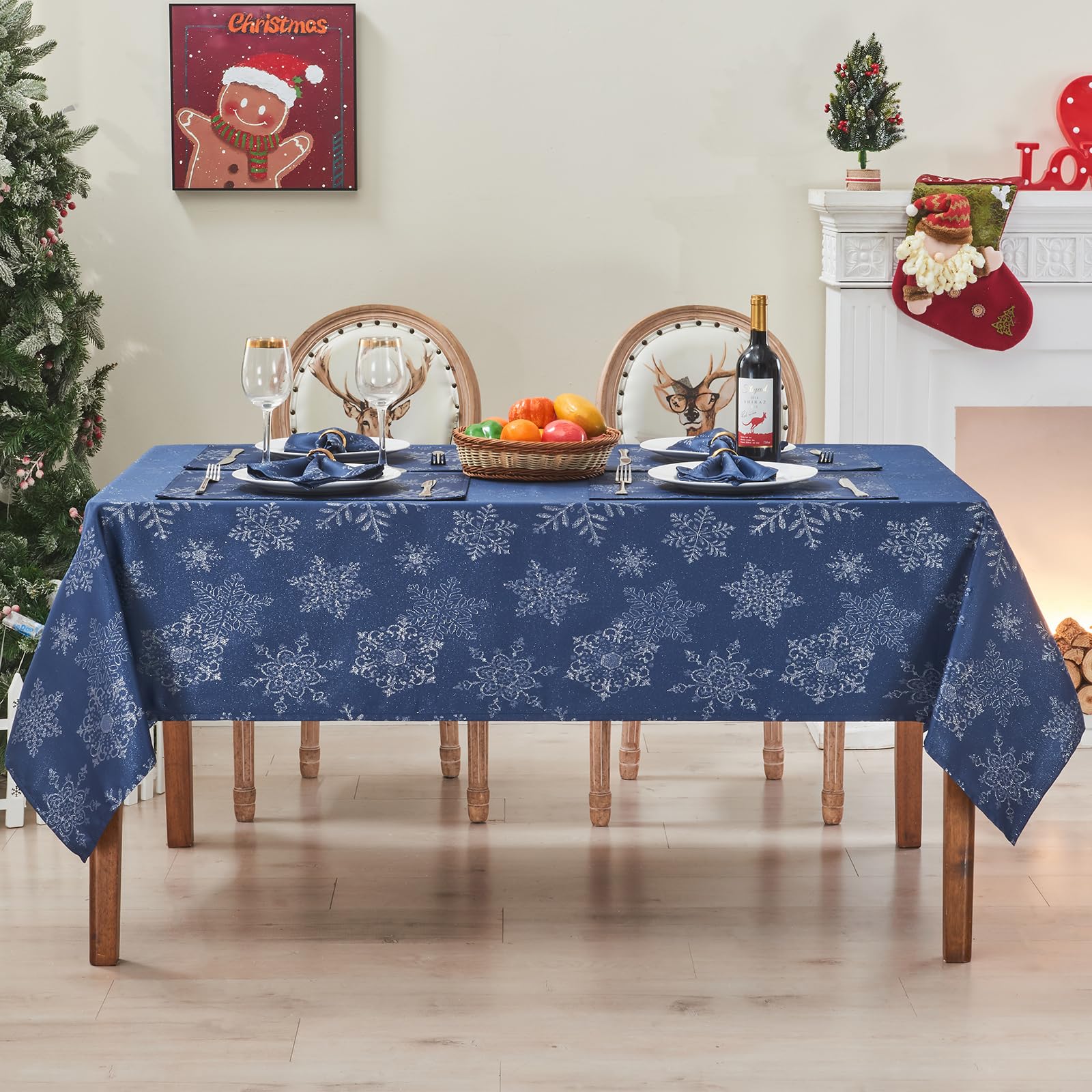 Mantel HomeJoy diseñado para mesas rectangulares de comedor.