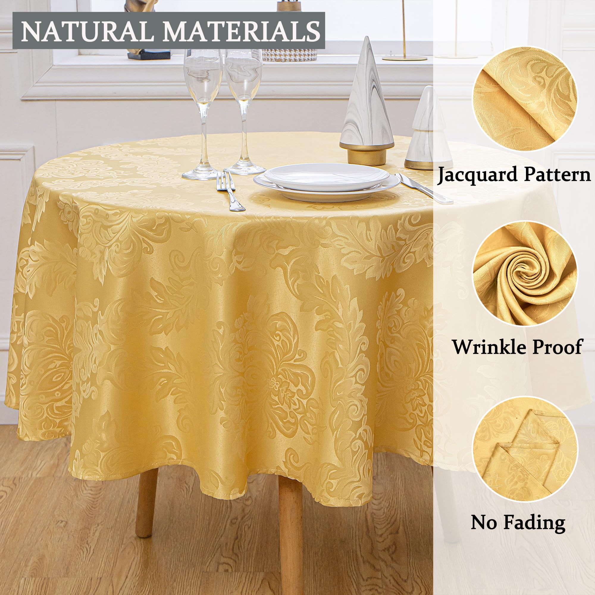 Mantel HomeJoy resistente al agua, ideal para derrames y bebidas.