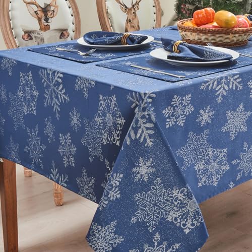 HomeJoy mantel resistente a manchas facilita limpieza tras comidas