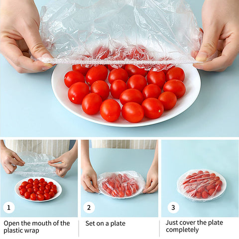 Homelove cubiertas para platos extensibles, diseño retráctil para tamaños diferentes.