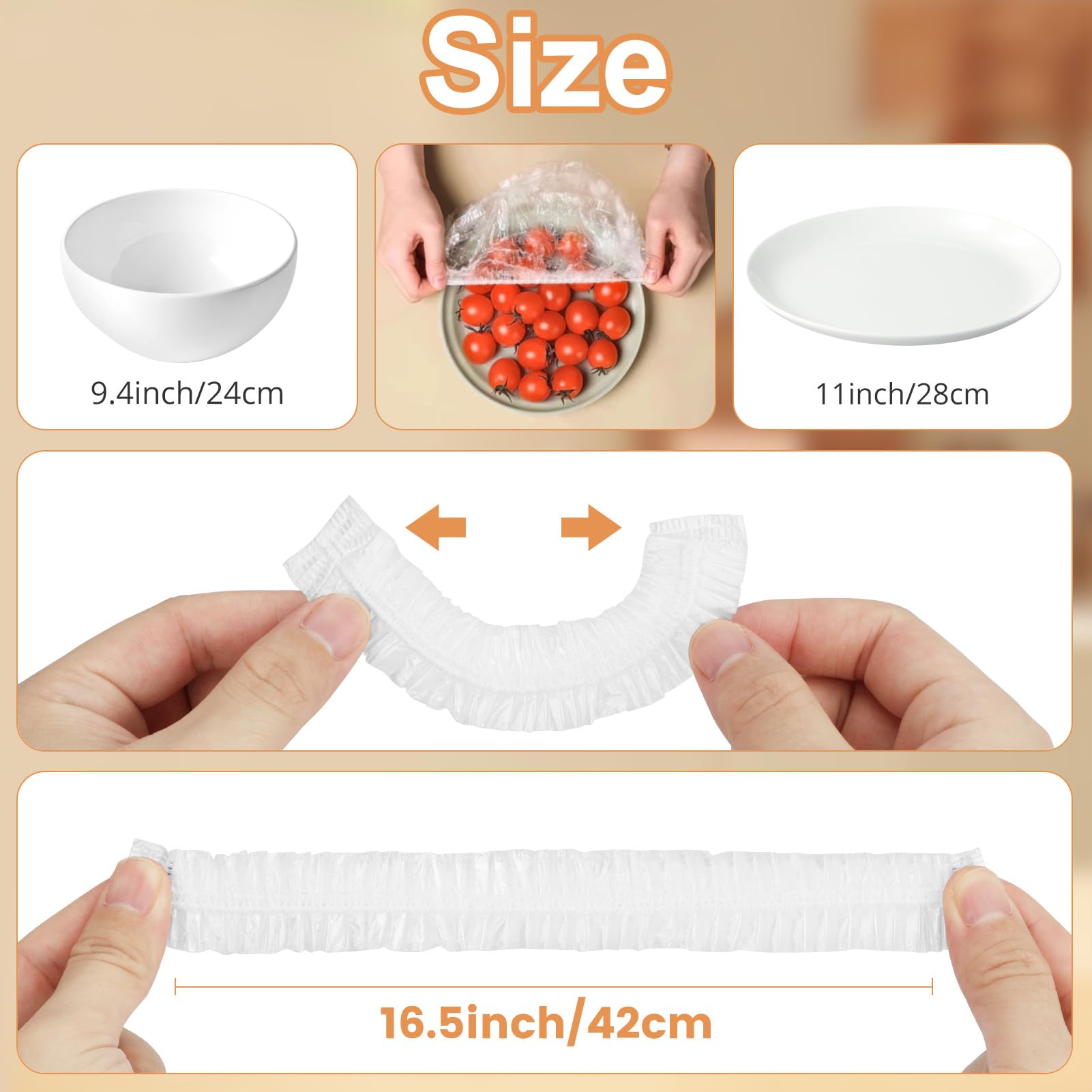 Homelove cubiertas para conservar alimentos, compactas para viajar.