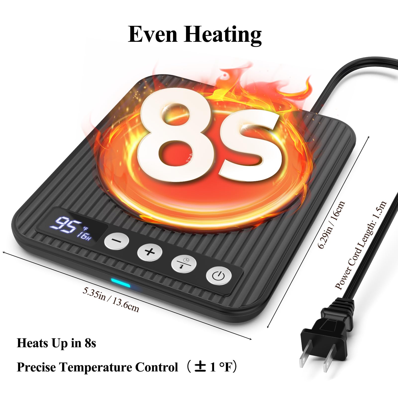 Homelove calentador masa madre, control de temperatura ajustable para fermentaciones precisas