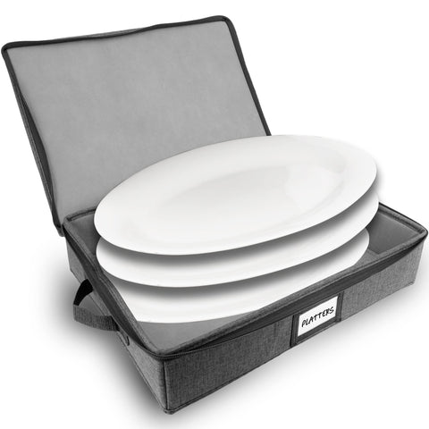 HOMELUX THEORY Almacenaje de platos con tapa dura para protección superior