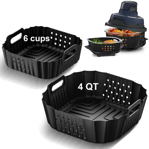 HOMELYLIFE forro de silicona grande para Ninja Crispi, cocina más uniforme