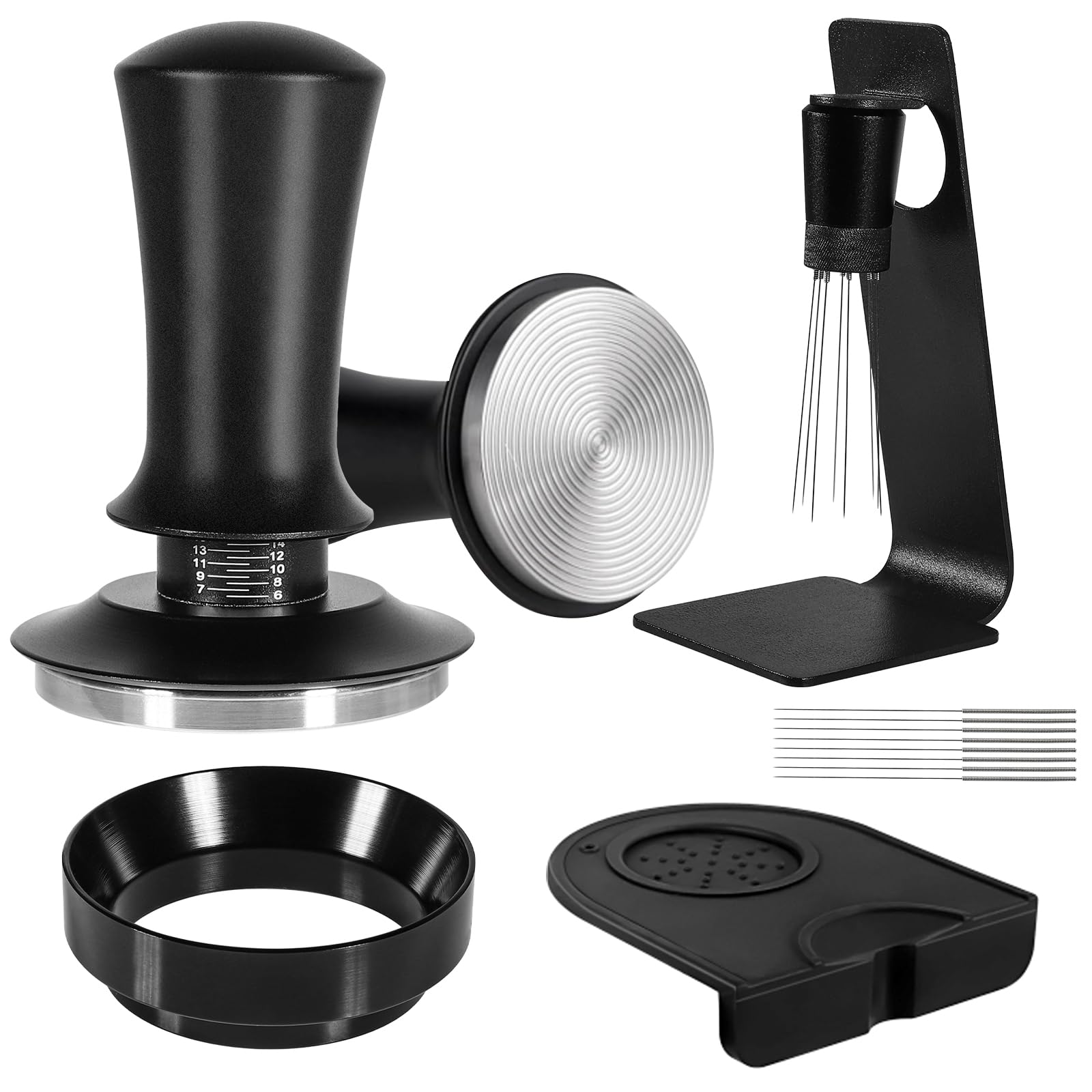 HomelyLife tapador espresso calibrado para extracción uniforme