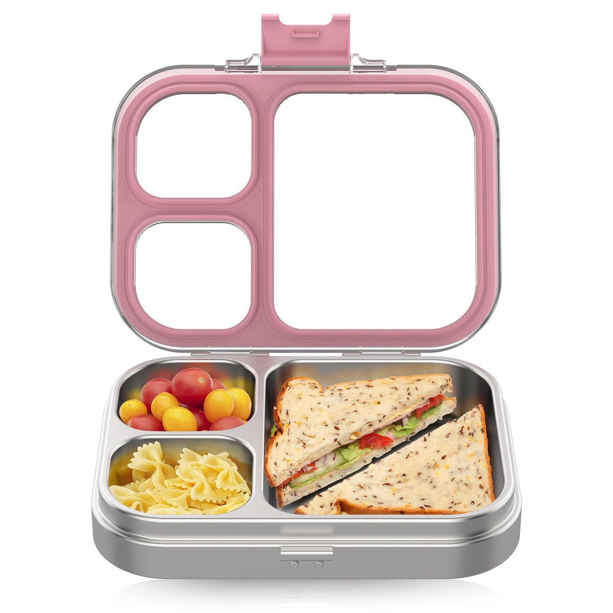 HOMEKOL caja-almuerzo 3 compartimentos para comidas completas