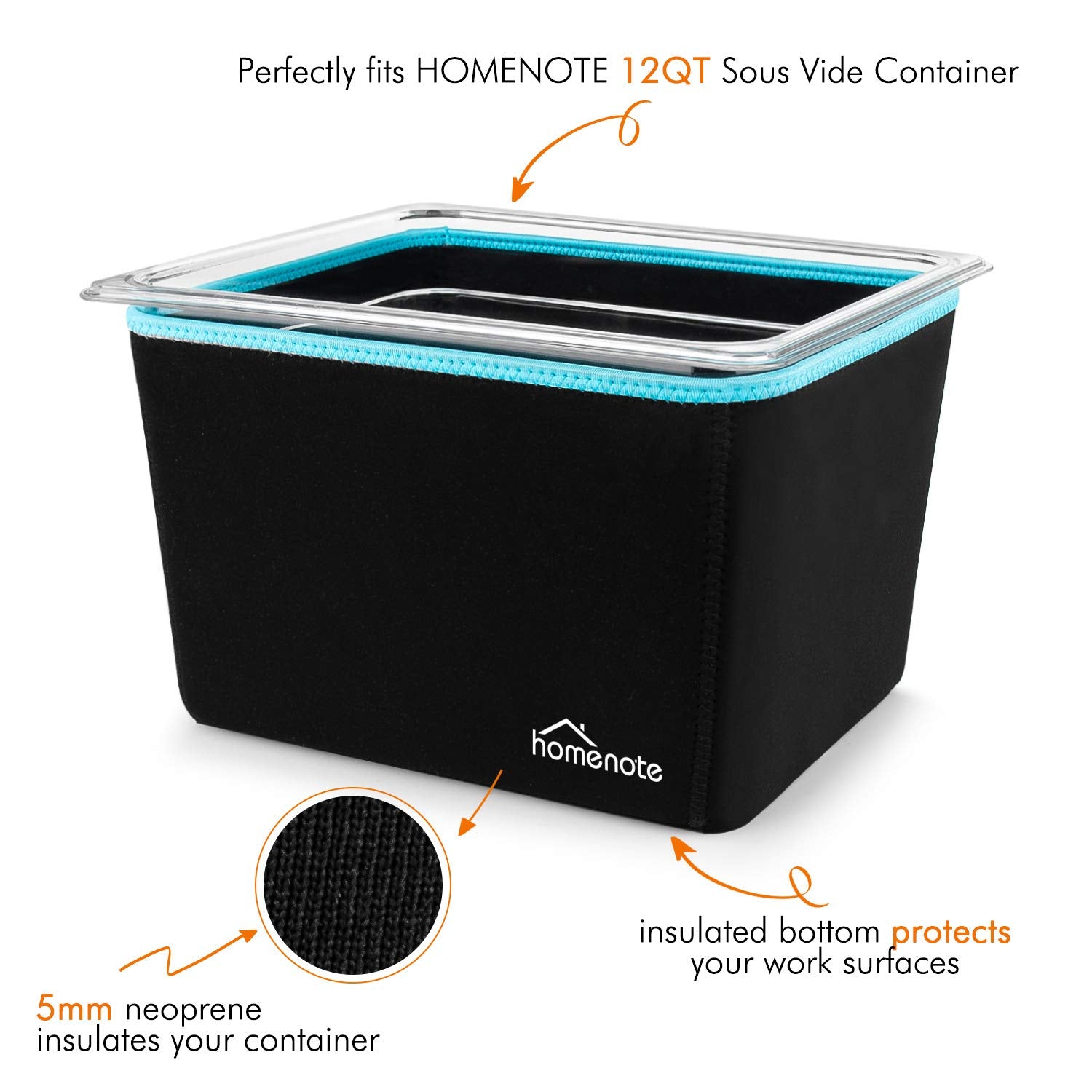 Homenote Conjunto de accesorios para cocción al vacío, listo para empezar