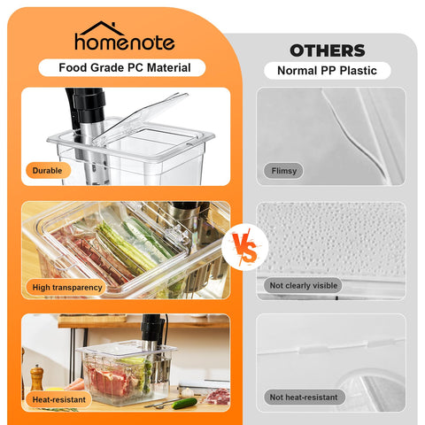 Homenote divisores para rack que evitan la flotación de bolsas.