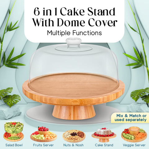 Homeries plato de pastel de 30 cm para postres grandes
