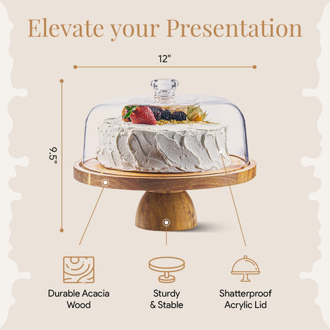 Homesphere cupula acrilica con tapa transparente, mantiene la frescura.