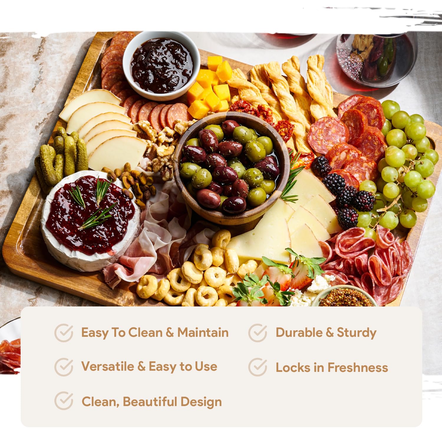 Domo HOMESPHERE mantiene quesos y postres frescos.