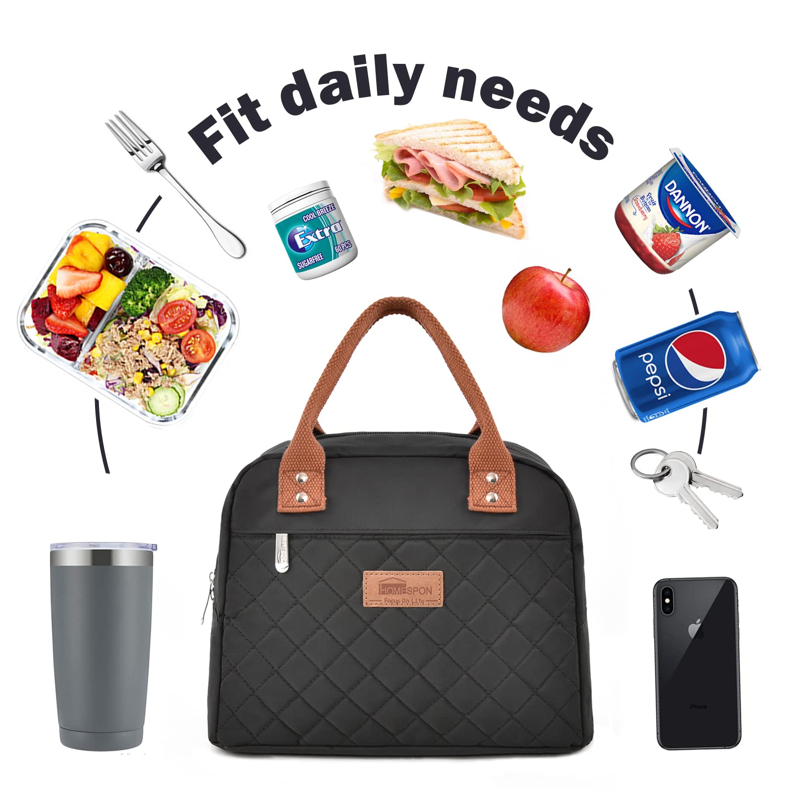 HOMESPON bolsa en uso al aire libre, ideal para trabajo y picnic