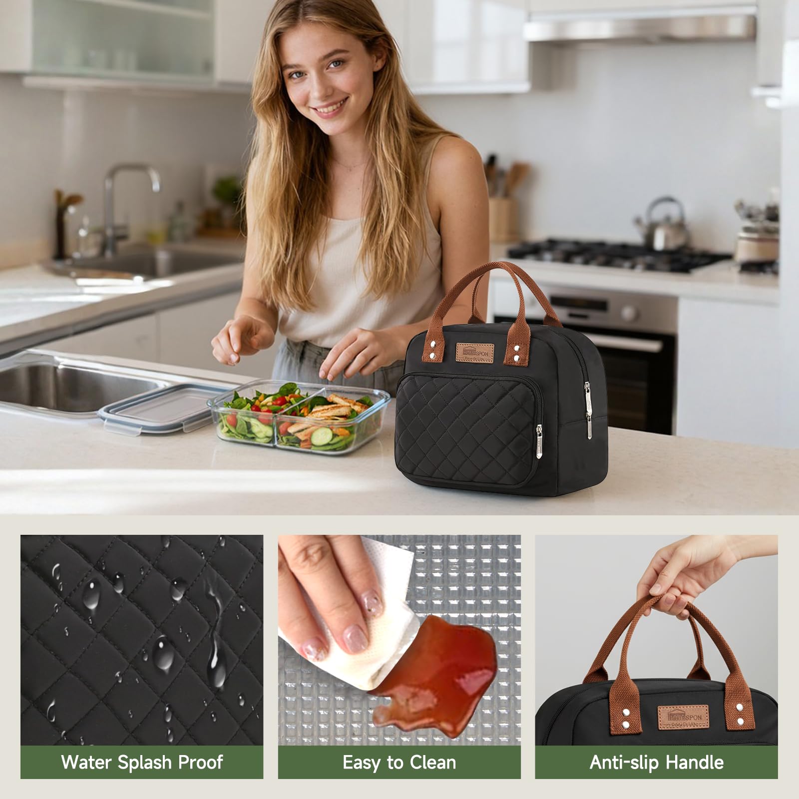 HOMESPON diseño elegante para trabajo, picnic o viaje.