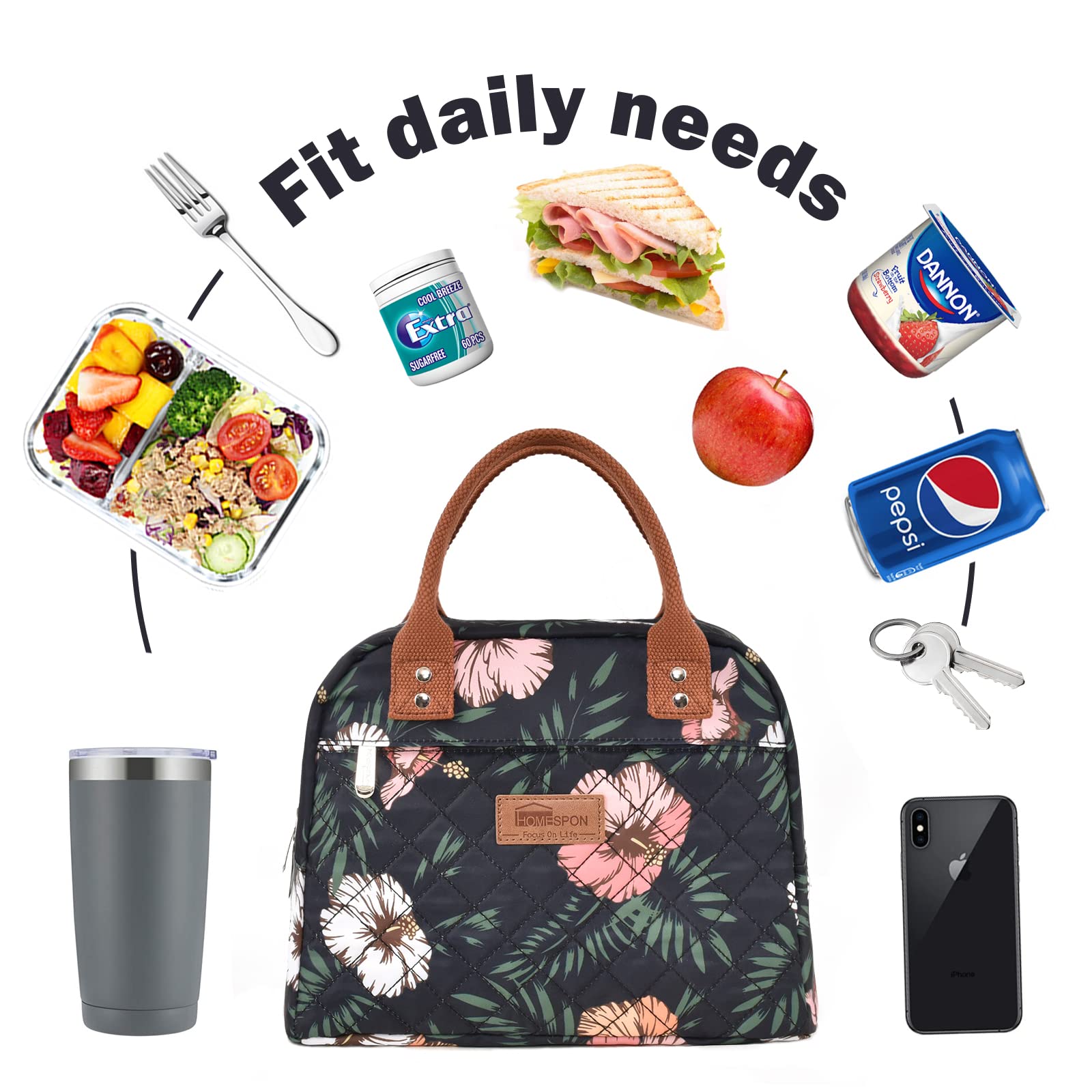 HOMESPON bolsa ideal para trabajo, estudio o viajes cortos.