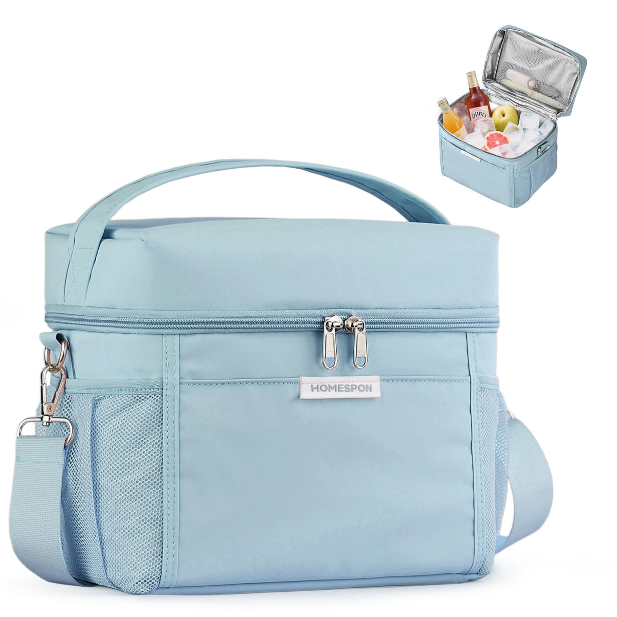 bolsa de almuerzo HOMESPON con exterior impermeable y fácil limpieza