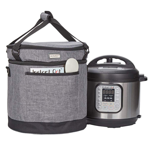 HOMEST bolsa porta Instant Pot 8 Qt con dos compartimentos para viaje seguro