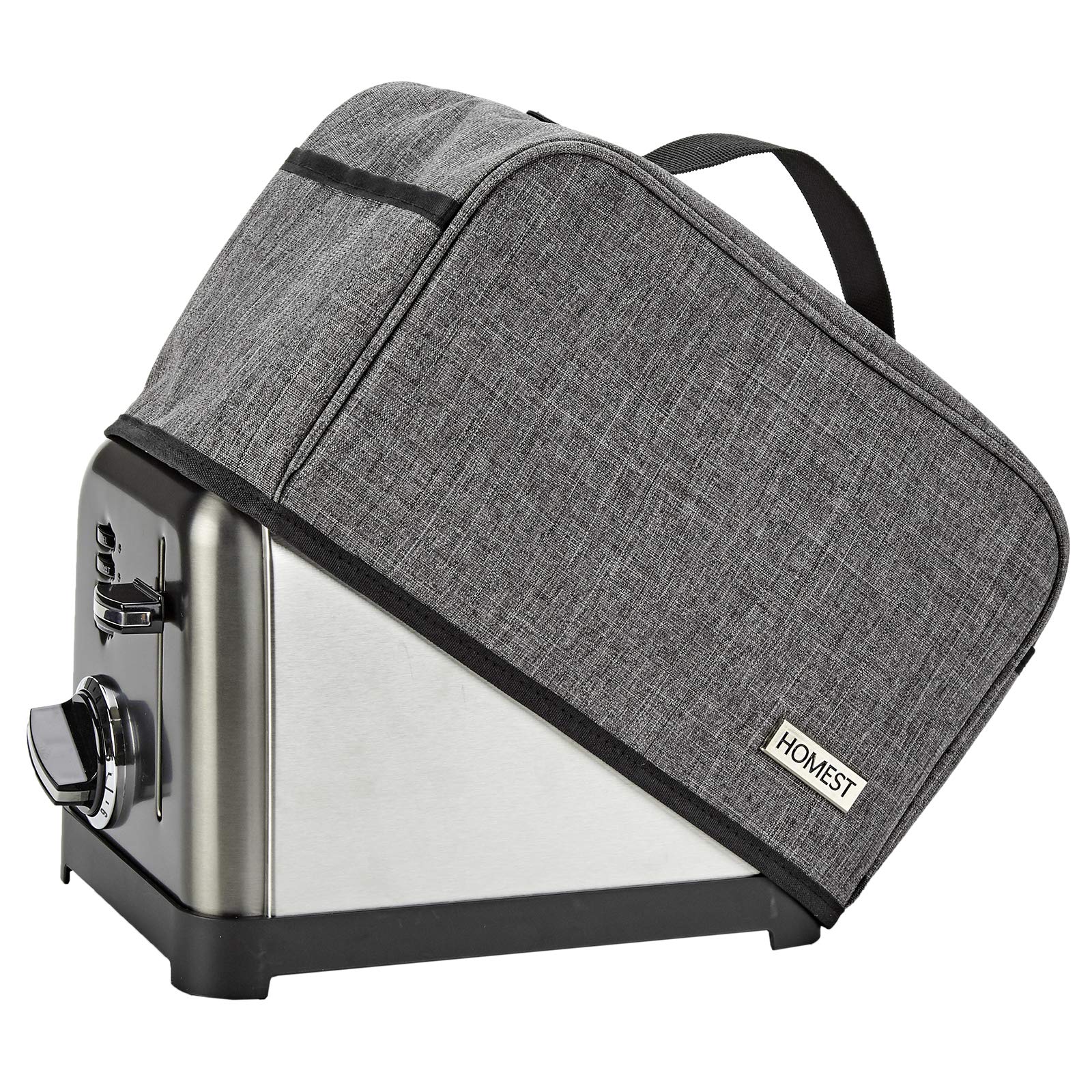 Cobertor HOMEST para tostadora Cuisinart de 2 rebanadas protege contra polvo y huellas.