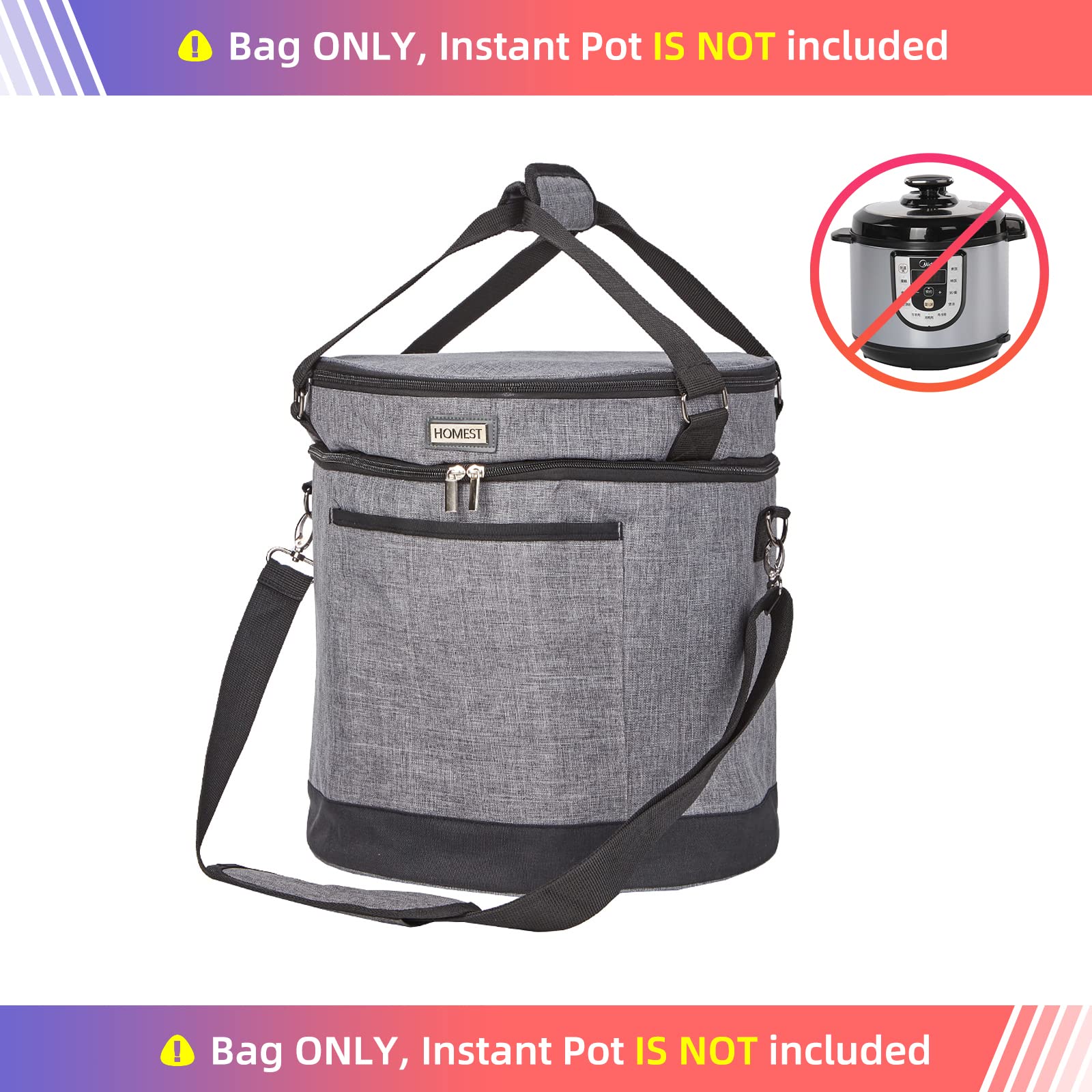 HOMEST dimensiones adecuadas para Instant Pot 8 Qt