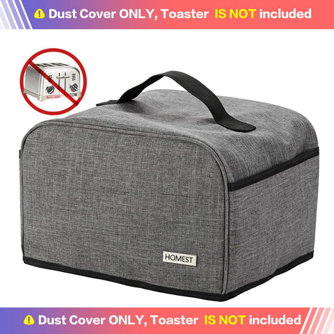 HOMEST protección contra polvo y huellas para la tostadora gris.